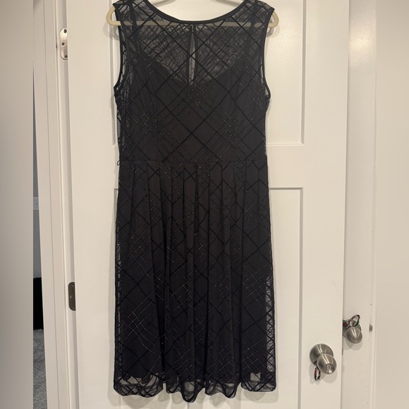 Ellen Tracy Dresses & Skirts - Women’s size 14, Ellen Tracy dress. Black with gold detail
